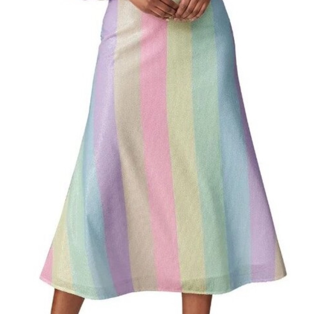 OLIVIA RUBIN Multicolor Pastel A-Line Skirt